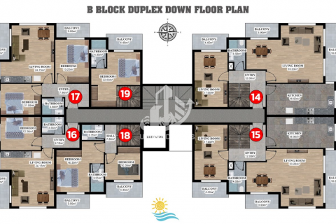 1+1 Wohnung  in Oba, Antalya, Türkei Nr. 47545 - 18