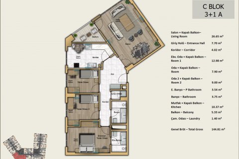 3+2 Wohnung  in Istanbul, Türkei Nr. 53601 - 17