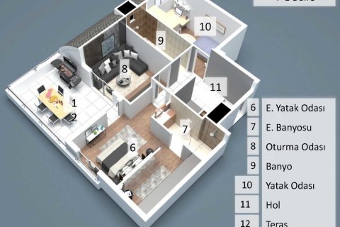 4+1 Wohnung  in Antalya, Türkei Nr. 53553 - 11
