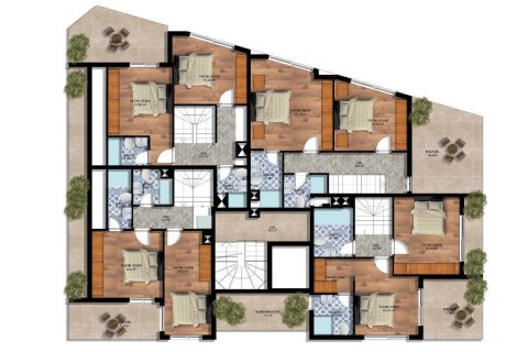 3+1 Wohnung  in Antalya, Türkei Nr. 53583 - 10