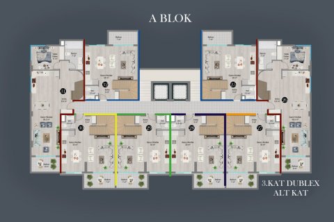 1+1 Wohnung  in Alanya, Antalya, Türkei Nr. 51486 - 19