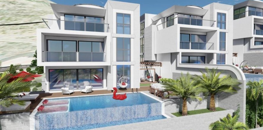 7+1 Villa  in Alanya, Antalya, Türkei Nr. 54660