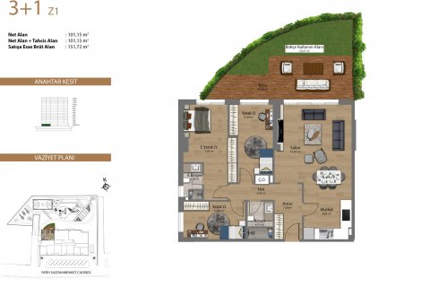 3+1 Wohnung  in Istanbul, Türkei Nr. 51469 - 22