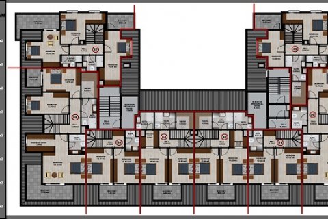 1+1 Wohnung  in Alanya, Antalya, Türkei Nr. 52522 - 20