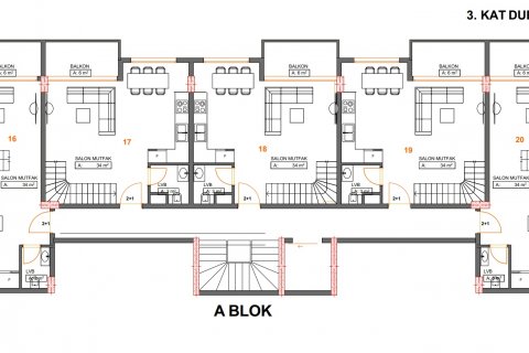 1+1 Wohnung  in Alanya, Antalya, Türkei Nr. 53969 - 9