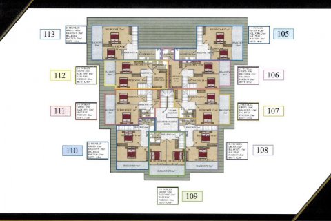 1+1 Wohnung  in Alanya, Antalya, Türkei Nr. 51455 - 23