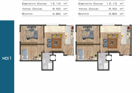 2+1 Wohnung  in Istanbul, Türkei Nr. 51465 - 21