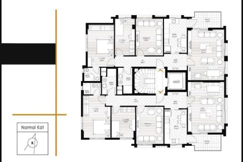 3+1 Wohnung  in Antalya, Türkei Nr. 53567 - 12