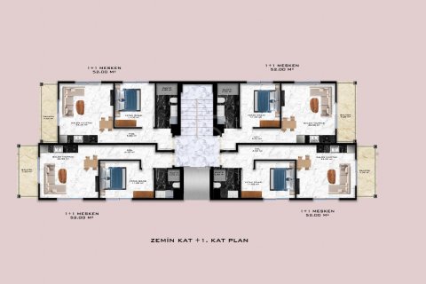 2+1 Wohnung in Mediterra Boutique Residence &#8212; маленькая, уютная резиденция отельной концепции, Alanya, Antalya, Türkei Nr. 56528 - 24