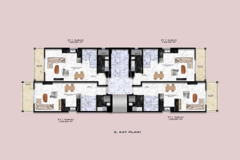 2+1 Wohnung in Mediterra Boutique Residence &#8212; маленькая, уютная резиденция отельной концепции, Alanya, Antalya, Türkei Nr. 56528 - 22