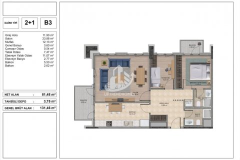 1+1 Wohnung  in Istanbul, Türkei Nr. 60266 - 28