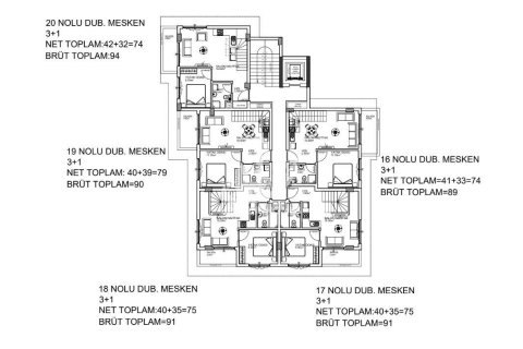 1+1 Wohnung  in Oba, Antalya, Türkei Nr. 55315 - 29