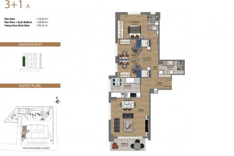 3+1 Wohnung  in Istanbul, Türkei Nr. 67329 - 12