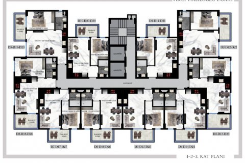 1+1 Wohnung  in Mahmutlar, Antalya, Türkei Nr. 66860 - 5