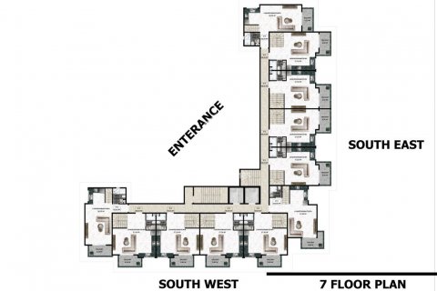 1+1 Wohnung  in Gazipasa, Antalya, Türkei Nr. 63154 - 17