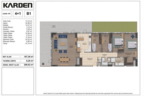 4+1 Wohnung  in Istanbul, Türkei Nr. 66798 - 3