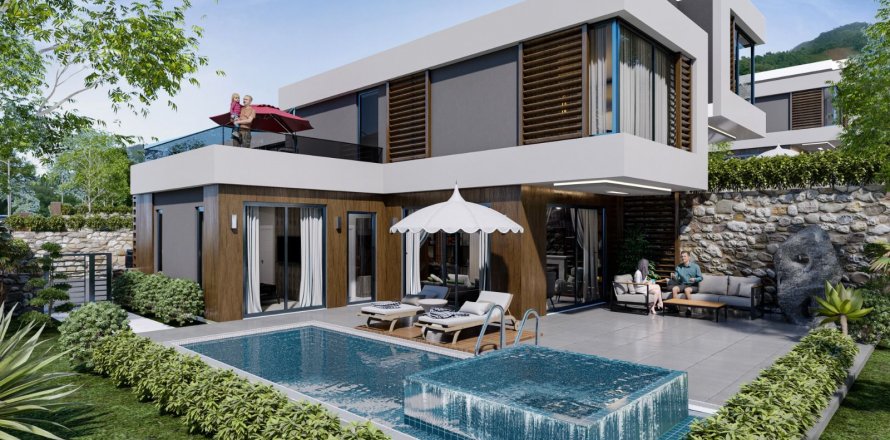 3+1 Villa  in Avsallar, Antalya, Türkei Nr. 63785