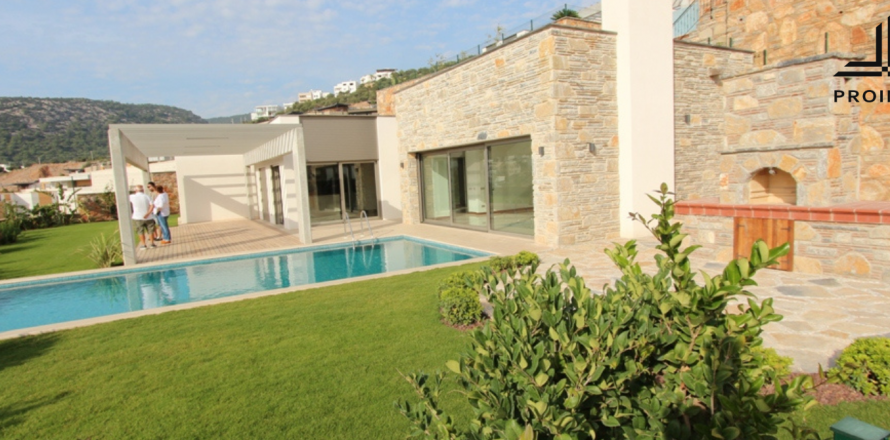 3+1 Villa  in Bodrum, Mugla, Türkei Nr. 62655