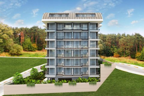3+1 Wohnung in The new project of a residential complex is located to the right of the intersection of the old city hospital and 500 meters from the sea, Alanya, Antalya, Türkei Nr. 67110 - 1