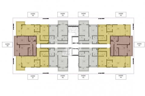 1+1 Wohnung  in Mahmutlar, Antalya, Türkei Nr. 69702 - 14