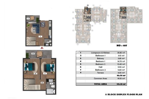 1+1 Wohnung  in Konakli, Antalya, Türkei Nr. 49797 - 30