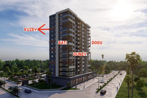 3+1 Wohnung  in Mersin, Türkei Nr. 72063 - 1