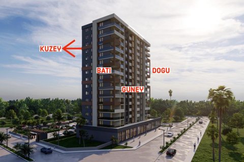 2+1 Wohnung  in Mersin, Türkei Nr. 72061 - 1