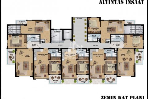 1+1 Wohnung  in Oba, Antalya, Türkei Nr. 70494 - 12