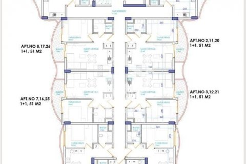 1+1 Wohnung  in Oba, Antalya, Türkei Nr. 69004 - 27