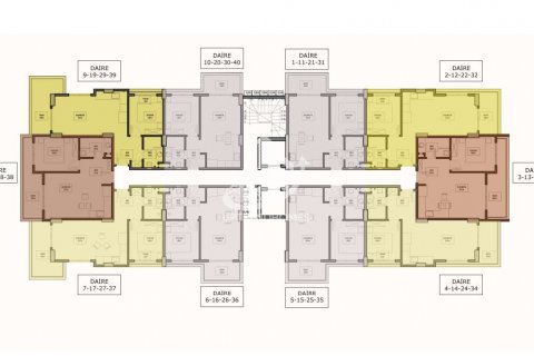 1+1 Wohnung  in Mahmutlar, Antalya, Türkei Nr. 69702 - 13