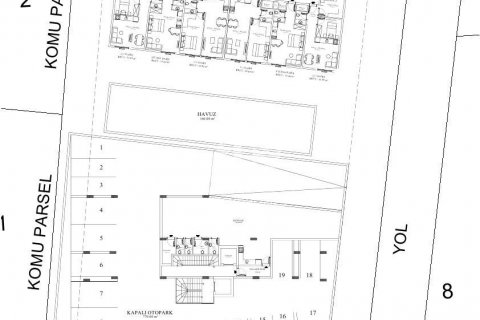 1+1 Wohnung  in Alanya, Antalya, Türkei Nr. 72174 - 15