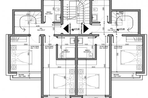 3+1 Wohnung  in Kalkan, Antalya, Türkei Nr. 72919 - 9