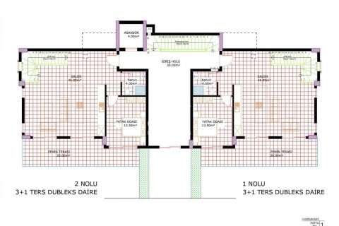 2+1 Wohnung  in Alanya, Antalya, Türkei Nr. 82843 - 6