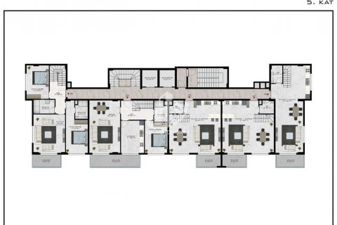 1+1 Wohnung  in Demirtas, Alanya, Antalya, Türkei Nr. 84715 - 29