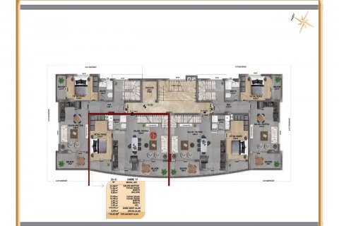 1+1 Bauprojekt  in Oba, Antalya, Türkei Nr. 79704 - 8