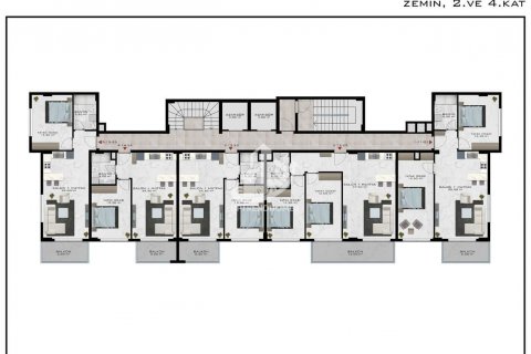 1+1 Wohnung  in Demirtas, Alanya, Antalya, Türkei Nr. 84715 - 27