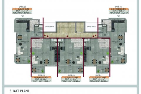 1+1 Bauprojekt  in Kestel, Antalya, Türkei Nr. 79683 - 14