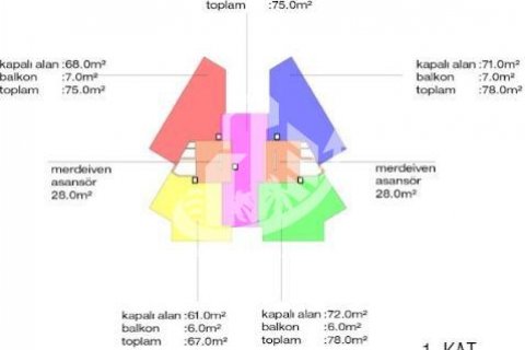 2+1 Wohnung  in Alanya, Antalya, Türkei Nr. 83640 - 9