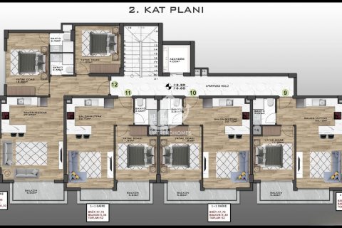 1+1 Wohnung  in Gazipasa, Antalya, Türkei Nr. 83373 - 30