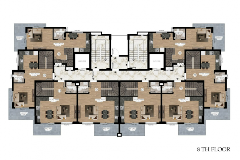 1+1 Wohnung  in Okurcalar, Alanya, Antalya, Türkei Nr. 80552 - 3