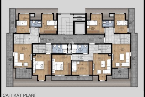 1+1 Wohnung  in Okurcalar, Alanya, Antalya, Türkei Nr. 85182 - 25