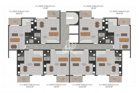 1+1 Wohnung  in Oba, Antalya, Türkei Nr. 85978 - 19