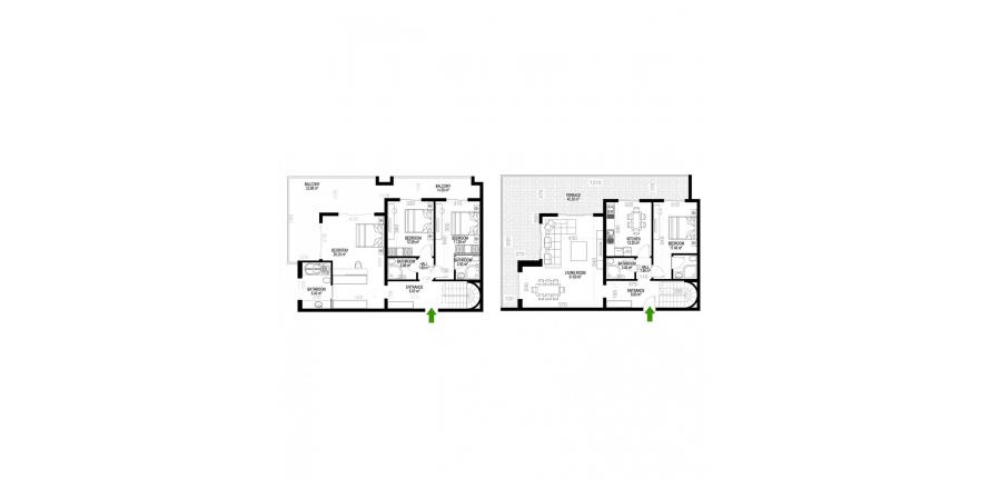 Floor plan «90», 4+1 in building «E» Yekta Kingdom Premium