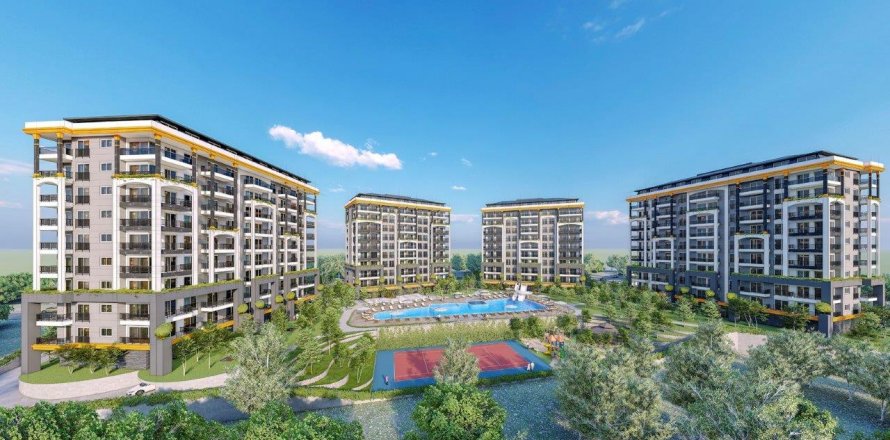 1+1 Apartment  in Avsallar, Antalya, Turkey No. 23388