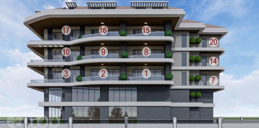 4+1 Apartment  in Kestel, Antalya, Turkey No. 28309