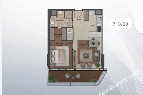 Apartment for sale  in Istanbul, Turkey, 1 bedroom, 70m2, No. 30512 – photo 22