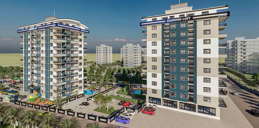 1+1 Apartment in Diamond Loft, Avsallar, Antalya, Turkey No. 36323