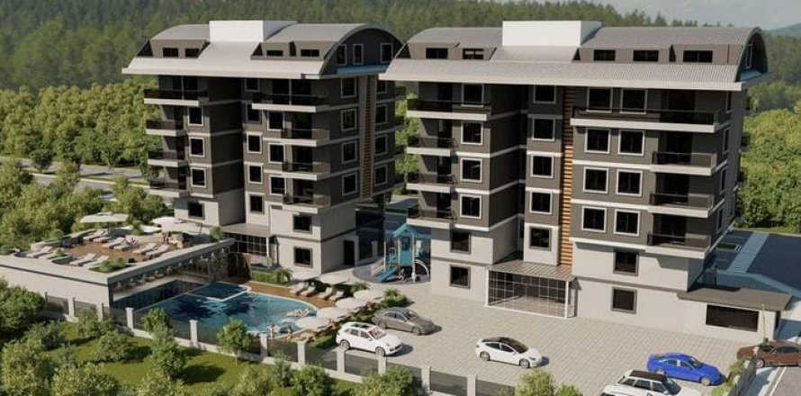 1+1 Apartment  in Kargicak, Alanya, Antalya, Turkey No. 23025