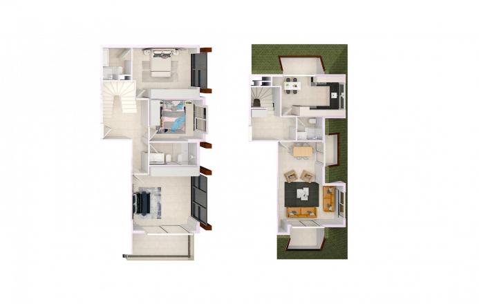 Floor plan «8», 3+1 in Yekta Blue IV Residence