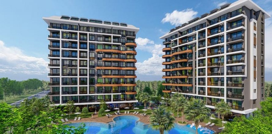 1+1 Apartment  in Avsallar, Antalya, Turkey No. 34398
